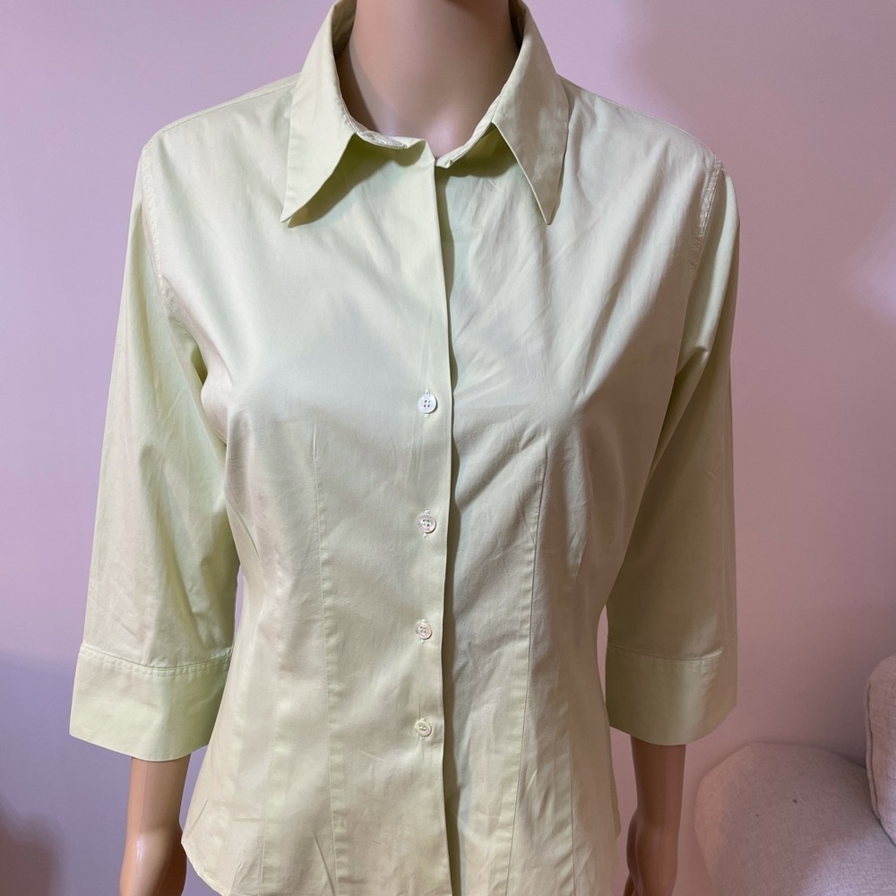 Escada Sport Button Down Shirt & Jeans Sz 38 US 8 - Picture 2 of 14